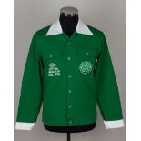 Green and white Celtic v. Rangers 1978 League Cup tracksuit top