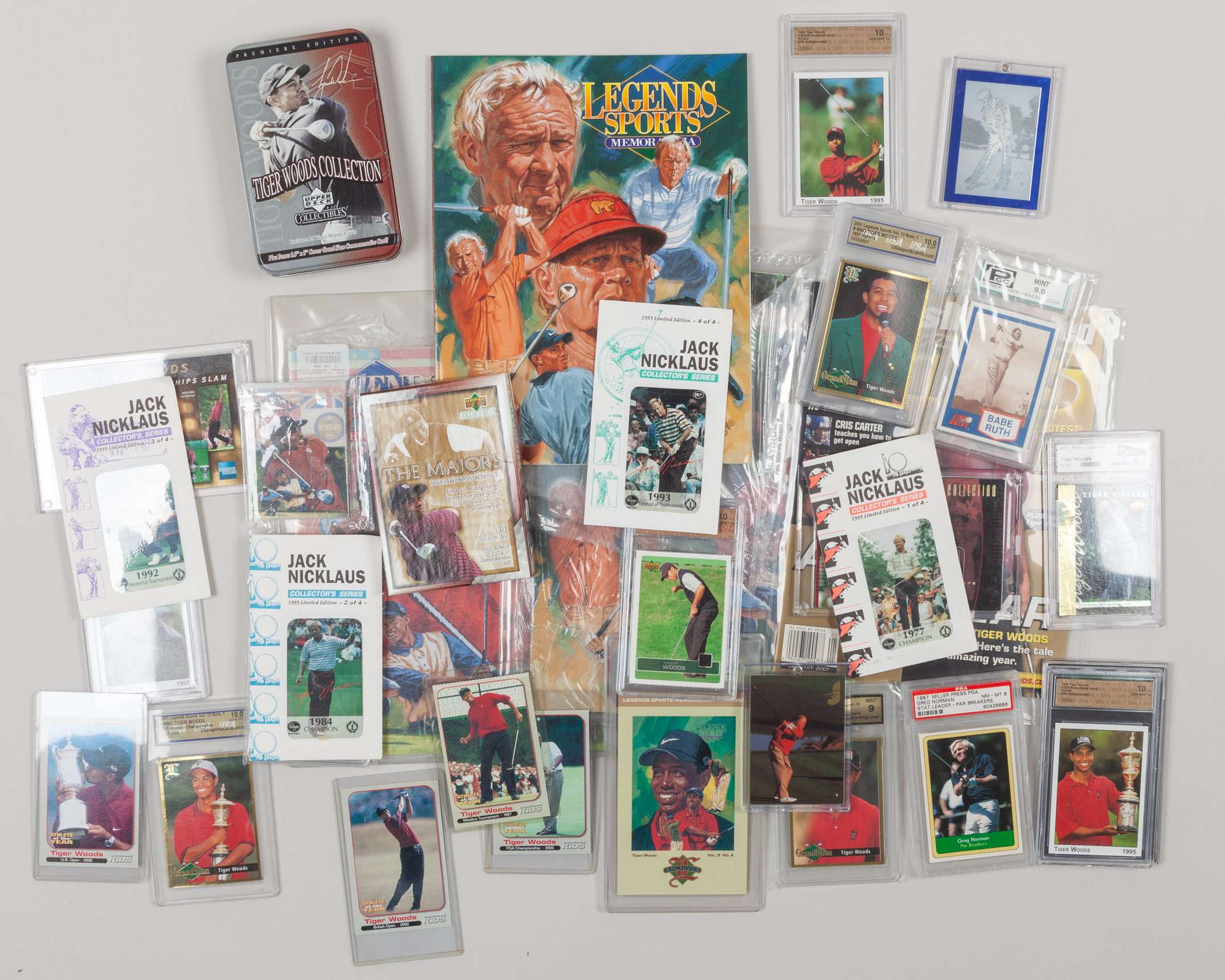 Collection of golf cards