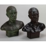 Sir George Kynaston Cockerill, bronze bust of Edward Lawrence (Holdie) Holdright