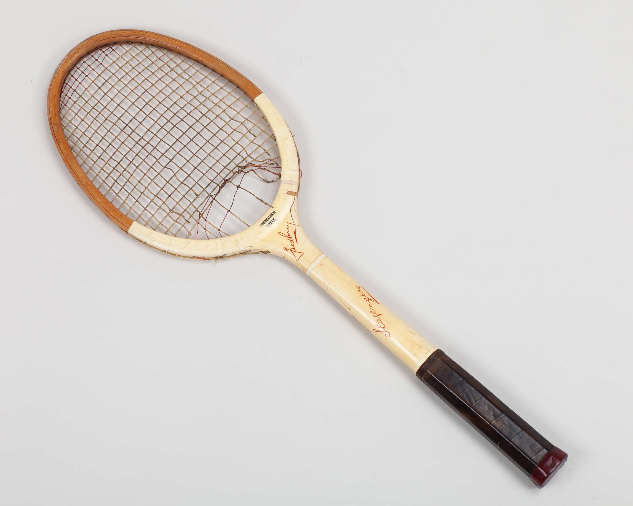 Fred Perry a Slazenger match used tournament racquet