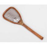 An extremely rare and early French racquet probably dating from The Late 18th Century