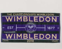 Limited edition Roger Federer 2018 embroidered towel