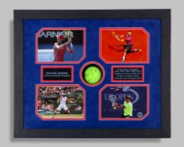 Rafael Nadal a signed tennis ball