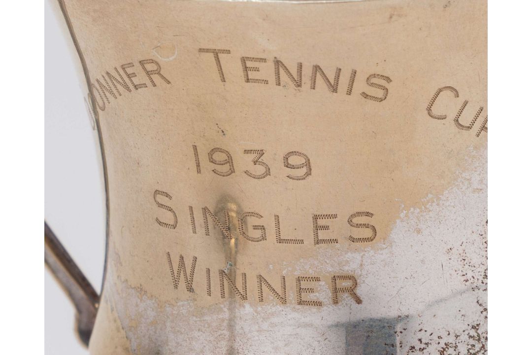 An EPNS W.L.T.C Mens Open Doubles trophy, 1937 - Image 5 of 9