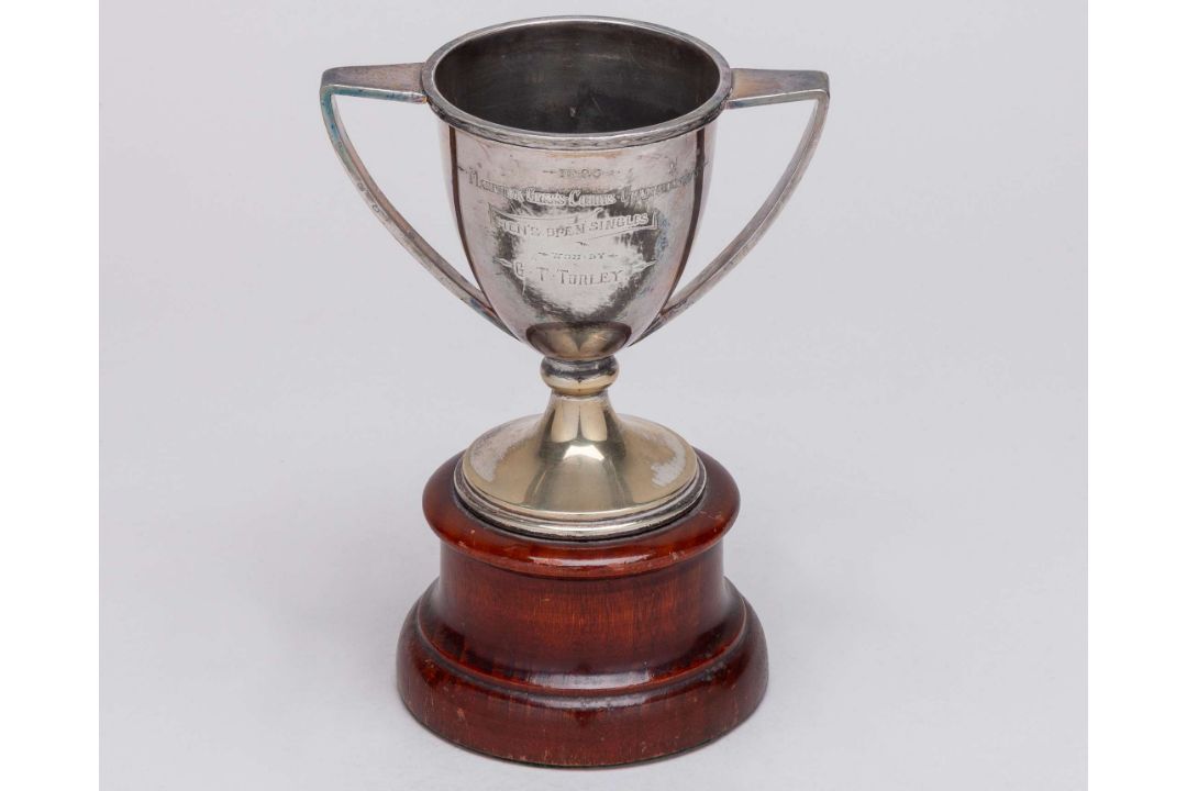 An EPNS W.L.T.C Mens Open Doubles trophy, 1937 - Image 6 of 9