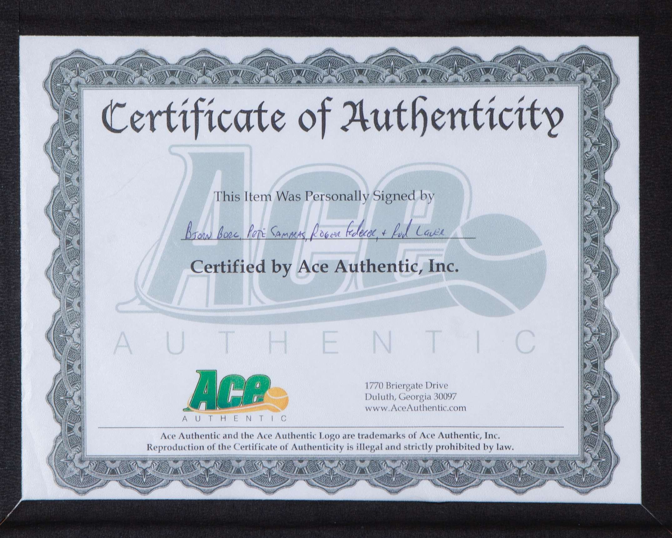 Wimbledon Champions a display of signed tennis balls - Image 2 of 2