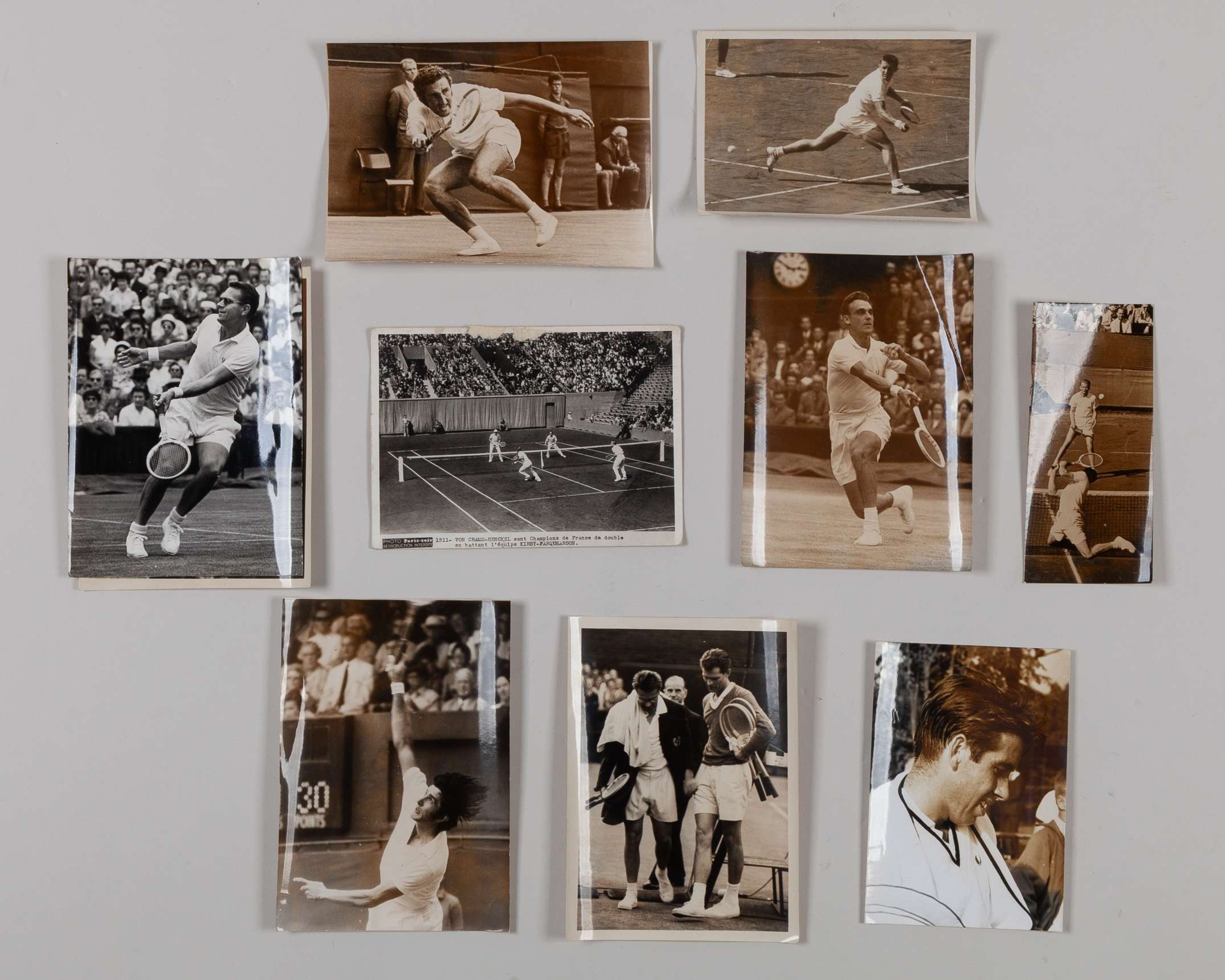 A large collection of Tennis press photographs - Image 2 of 6