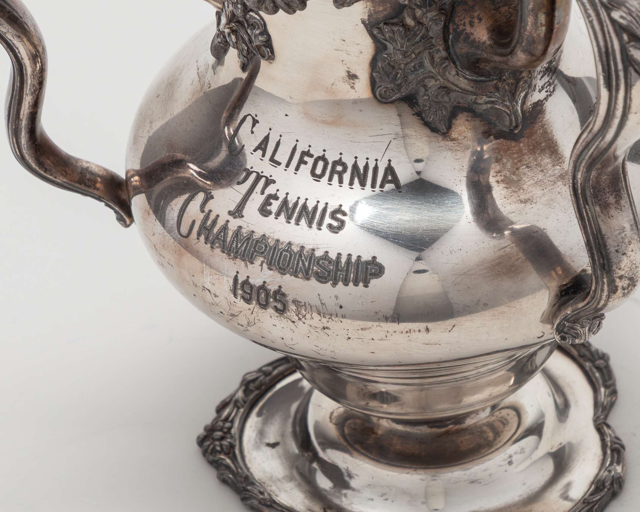 A California Tennis Championship Singles Trophy, dated 1905 - Image 3 of 7
