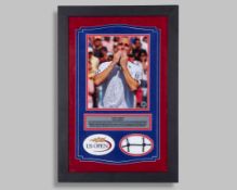 Andre Agassi US Open a piece of net