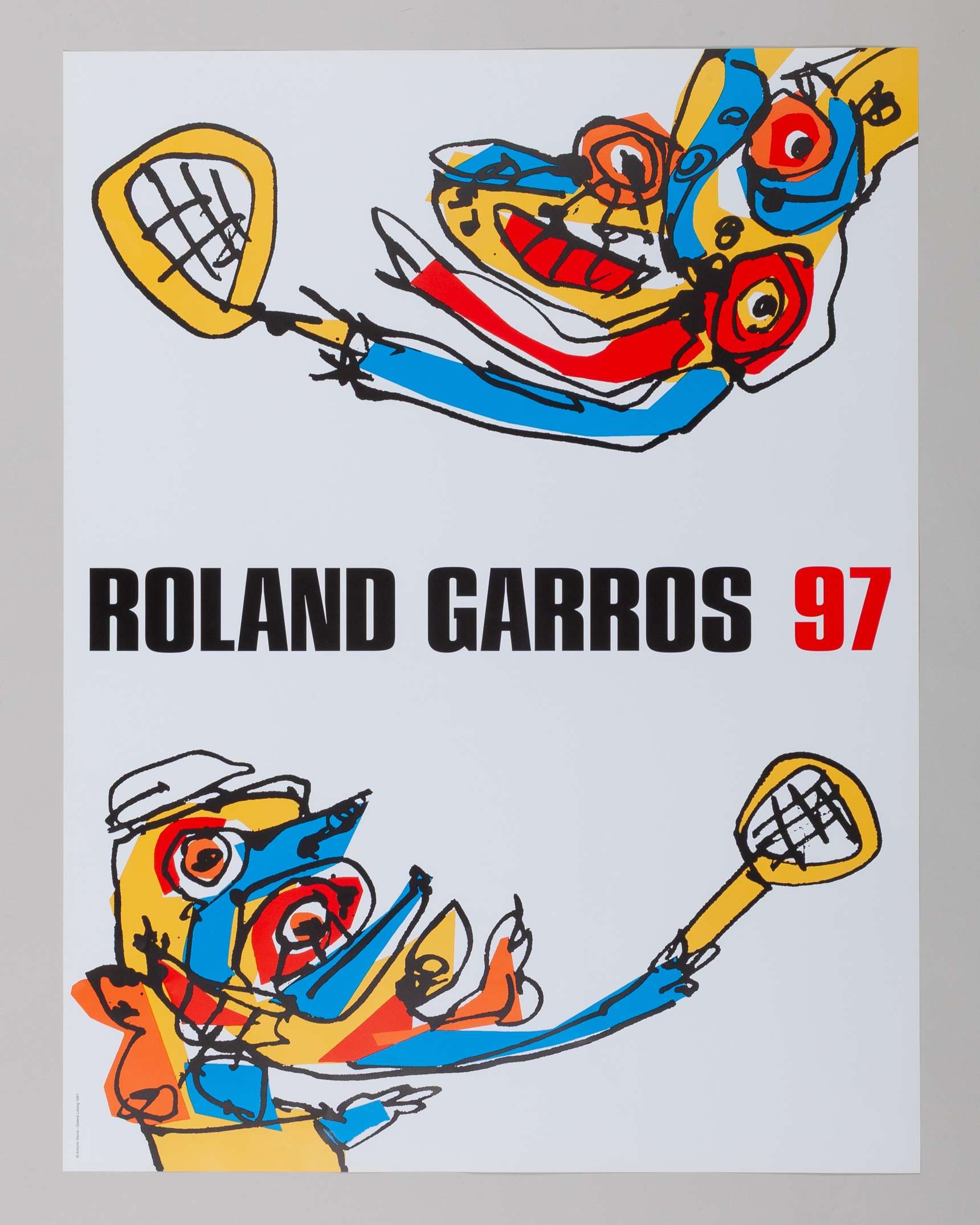 A Collection of original&nbsp;Wimbledon and Roland Garros tennis posters - Image 3 of 11