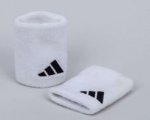 Andy Murray pair of Adidas Wimbledon Men's Final match used sweat bands, 2012