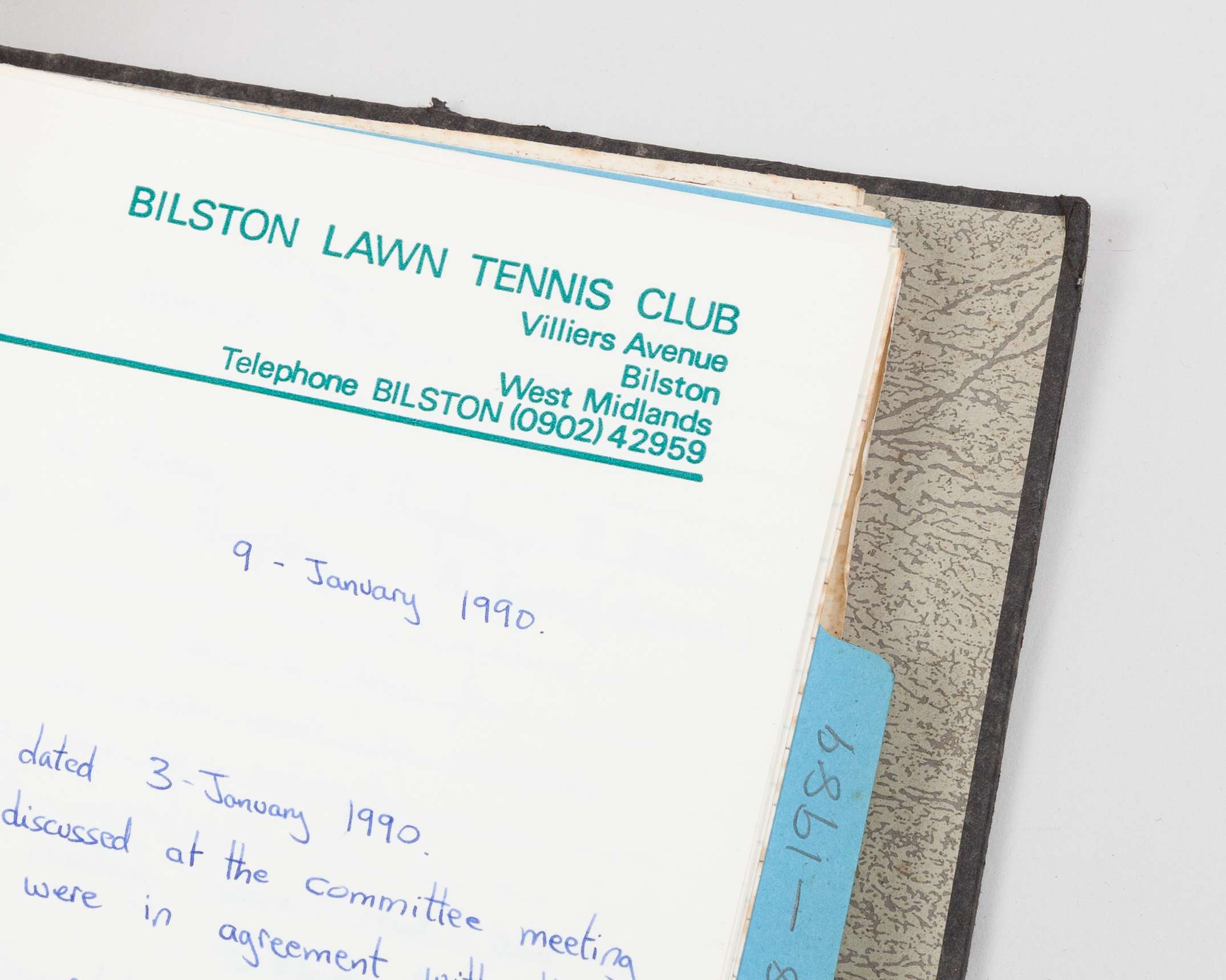 A Bilston Lawn Tennis Club archive of twin presentation boards - Image 14 of 15