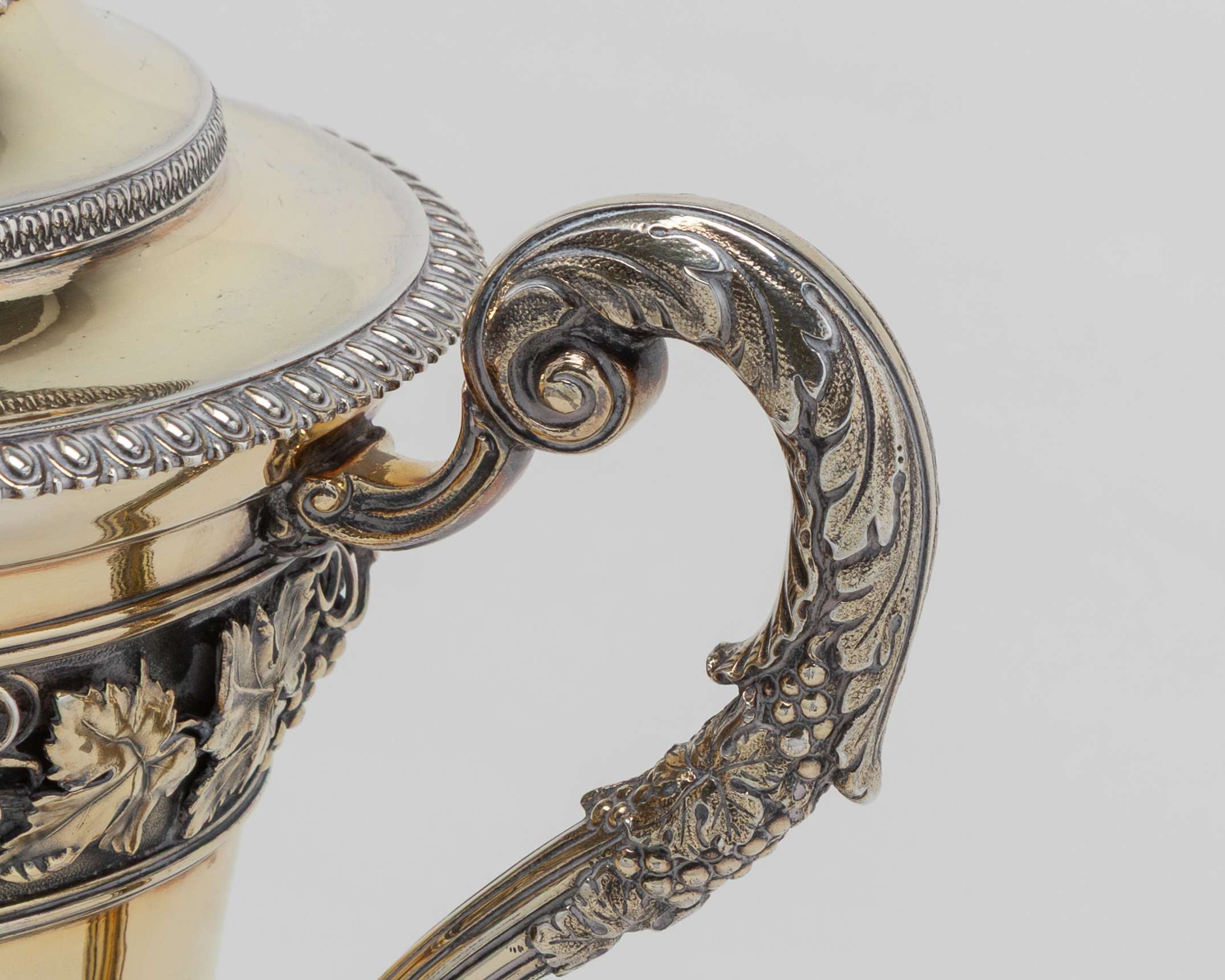 Silver-gilt Menton Lawn Tennis Club Riviera two-handled trophy - Image 7 of 10