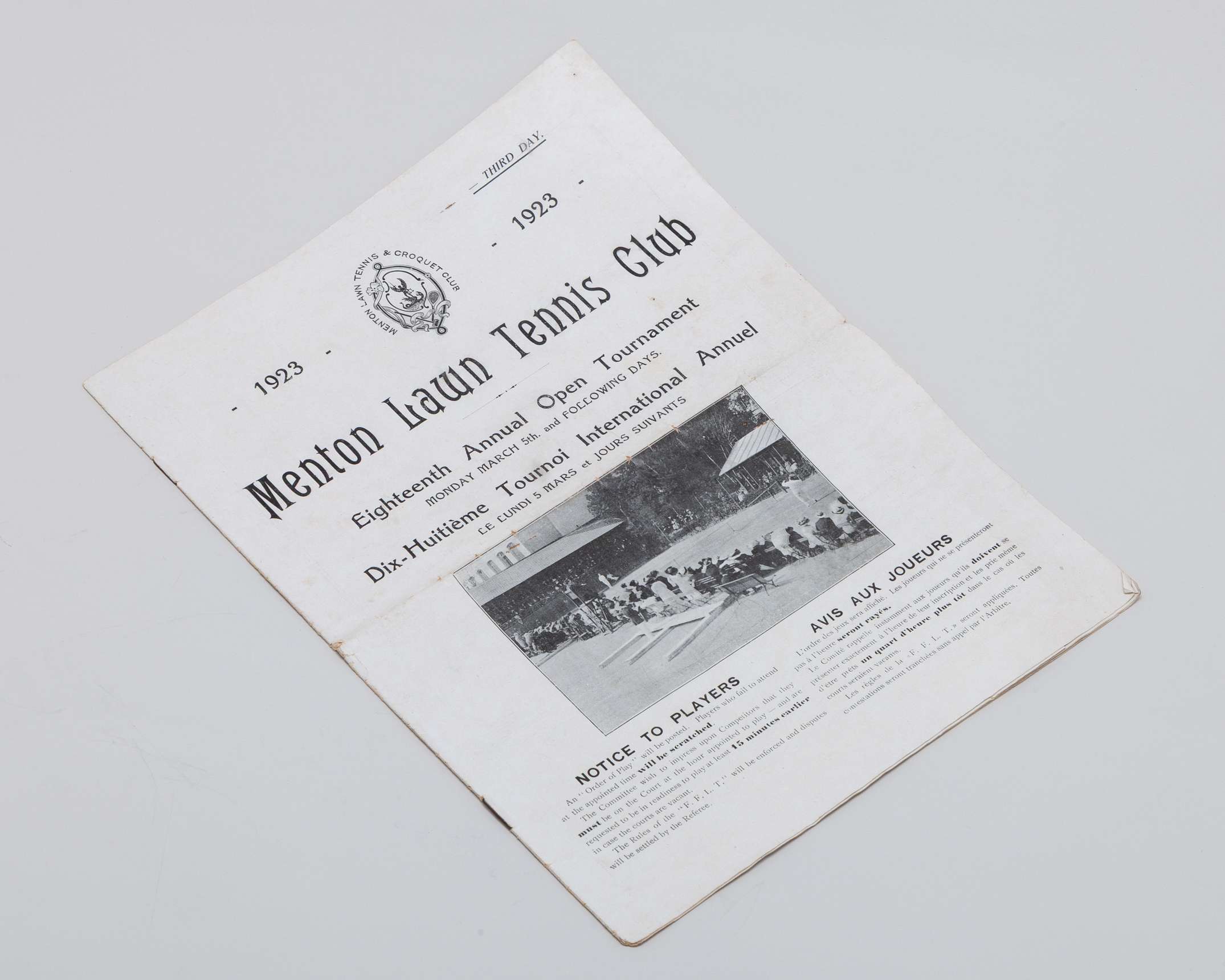 Silver-gilt Menton Lawn Tennis Club Riviera two-handled trophy - Image 9 of 10