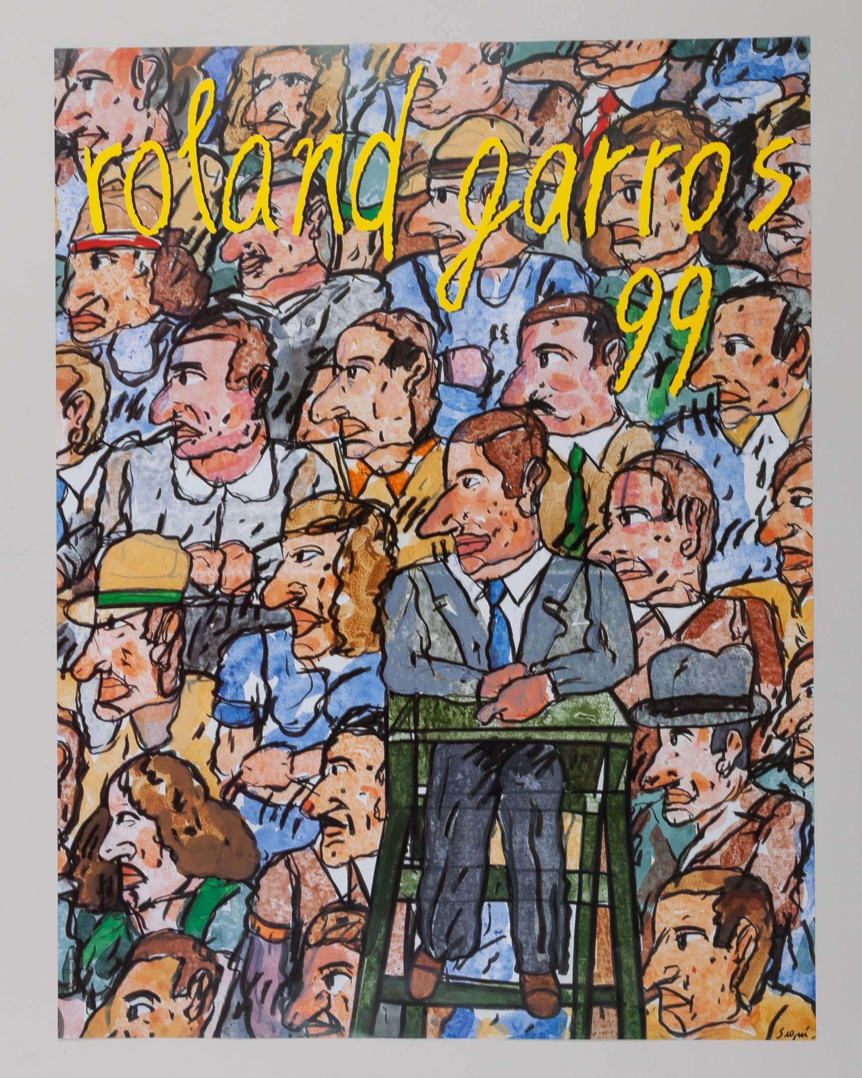 A Collection of original&nbsp;Wimbledon and Roland Garros tennis posters - Image 4 of 11