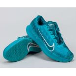 Alexei Popyrin a pair of match worn Nike Vapor 11 tennis shoes, Davis Cup 2023