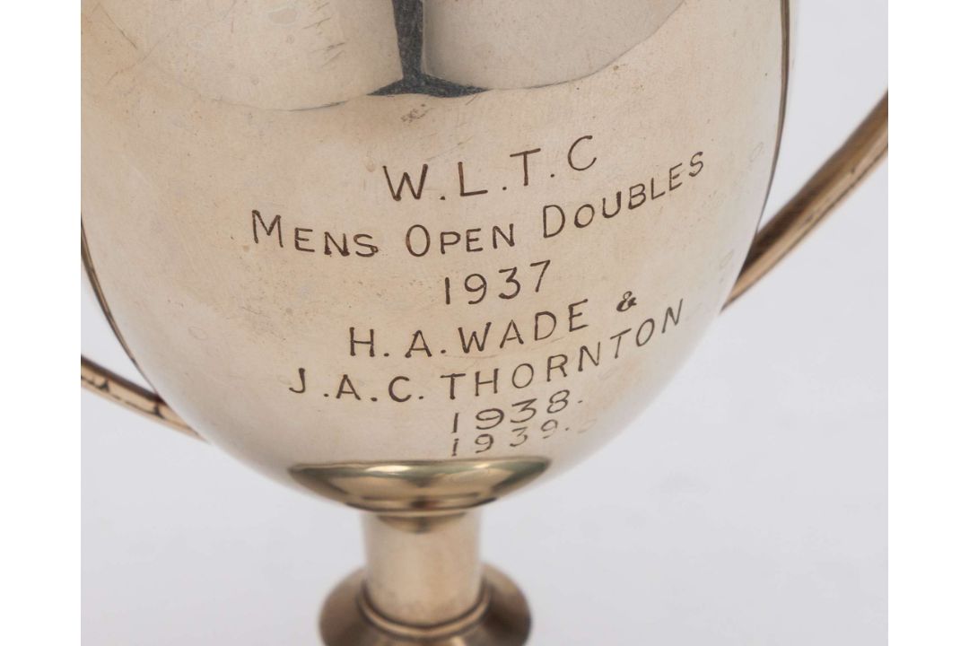 An EPNS W.L.T.C Mens Open Doubles trophy, 1937 - Image 4 of 9