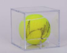 An autographed Andy Murray Wimbledon tennis ball, 2016