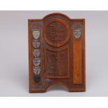 Phoenix Tennis Club Mens Double plaque, 1950-56
