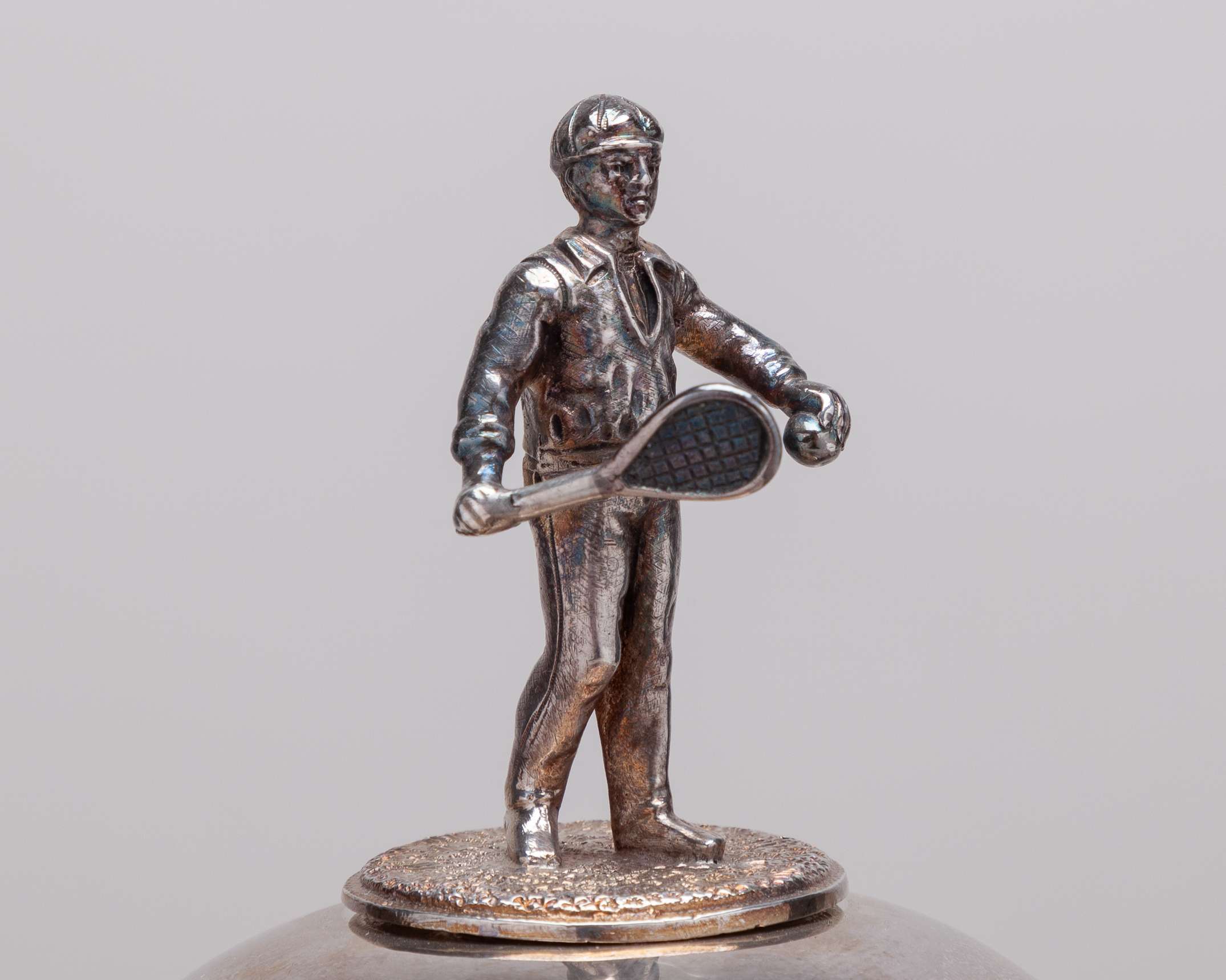 Silver Whitehouse Challenge Cup Gentleman's Singles, twin-Handled Tennis Trophy - Image 7 of 8