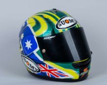 Troy Bayliss 2006 World Superbike Championship Signed Race Used Helmet