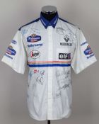 Ayrton Senna 1994 Rothmans Williams Renault Signed Tribute Team Shirt