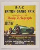 RAC British Grand Prix Poster