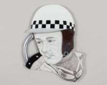 Jean Behra 1954 Equipe Gordini Limited Edition Canvas Artwork