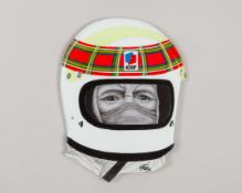 Jackie Stewart 1973 Elf Team Tyrrell Limited Edition Canvas Artwork