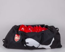 Collection of Arsenal equipment bags and kits