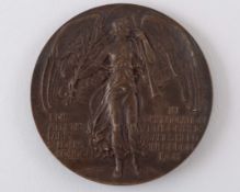 A London 1908 Olympic Games bronze participant's medal