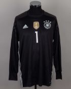 Manuel Neuer black No.1 Germany goalkeepers shirt