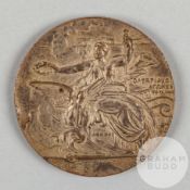Athens 1906 Intercalated Olympic Games participation medal designed by Lytras