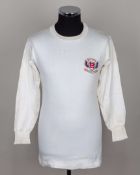 Norman Hunter white No.6 Football League v. Irish Football League match worn shirt, 1964