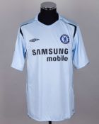 John Terry sky-blue No.26 Chelsea short-sleeved shirt, 2005-06