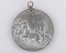 London 1908 Olympic Games white-metal participant's medal