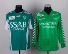 Green No.14 IK Brage long-sleeved shirt