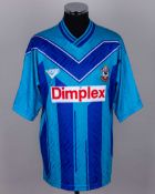 Paul Allen blue No.11 Southampton short-sleeved shirt, 1994-95