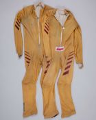 Martin Bell two yellow race worn ski suits&nbsp;