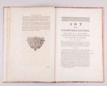 Art du Paumier Raquetier et de la Paume by Francois Alexandre Pierre de Garsault, 1767