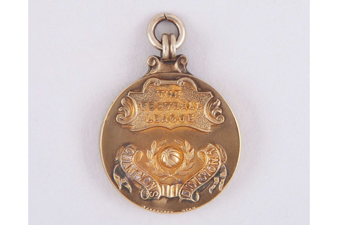 Jack Rowley silver-glit 1952 Division 1 League Champion Winners medal - Image 3 of 6