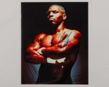 Mike Tyson autographed photograph