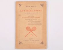 Petit Manuel de La Longue Paume by Edmond Collin