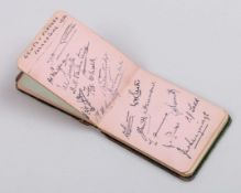 An interesting collection of cricket autographs from 1920s to 1950s