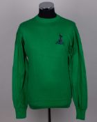 Pat Jennings a green Tottenham Hotspur F.A.Cup Final match worn goalkeepers shirt, 1967