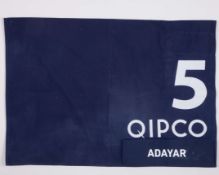 No.5 number cloth worn by Adayar in the 2021 Qipco Champion Stakes at Ascot
