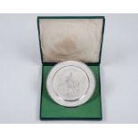 Silver plate commemorating the champion racehorse Brigadier Gerard
