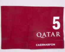 No.5 number cloth worn by Caernarfon in the 2023 Qatar Nassau Stakes at Goodwood