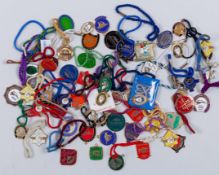 A collection of 59 Irish Racescourse members' badges 1980s onwards&nbsp;