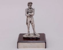 Jockey's prize presented to Frankie Dettori for winning the 2009 Flying Childers Stakes